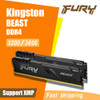 Kingston FURY Beast DDR4 RAM 8GB 16GB 32GB Up To 3600MHz Kingston