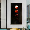 Nordic Big Size Golden Art Canvas Painting Moon Wall Art Picture