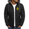 Binance Crypto 2023 Men's New Winter High Quality Warm Windproof Solid