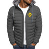 Binance Crypto 2023 Men's New Winter High Quality Warm Windproof Solid