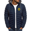 Binance Crypto 2023 Men's New Winter High Quality Warm Windproof Solid