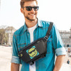 Divoom Sling Bag Customizable Pixel Art Fashion Design Outdoor Sport Waterproof for Biking Hiking Outside Activity Big Space