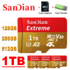 Mini Flash Memory SD Card 128GB High Capacity SD Card 256GB 512GB 1TB Class10 High Speed Flash SD/TF Card For PC/Mobile phone