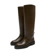 Dilalula 2023 Fashion New Women Knee High Boots Genuine Leather High