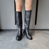 Dilalula 2023 Fashion New Women Knee High Boots Genuine Leather High