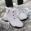 New Luxury Non Slip Waterproof Snow Boots For Women Thick Plush Winter