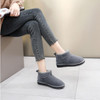 Genuine Leather Snow Boots Female Winter Padded Thickened Boots 2023