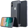 Fashion Electroplate Slim Book Flip Case For iPhone X 10 XR XS Max 7 8 Plus 11 Pro 12 13 Mini 14 Card Slots Stand Clear Cover