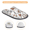 Indoor Vintage Scientific Formulas And Calculations Warm Slippers Home