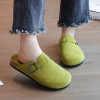 2023 New Spring and Autumn Fashion Cork Slippers, Suede Couple Shoes,