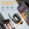 Newest K20 Bluetooth Headset Wireless Earphones Handsfree Noise Reduction Headphones With Apt-X HD Dual Mic For All Smart Phones