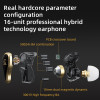KZ ZAS Earphones 7BA+1DD Dynamic Hybrid Wired Headphones HiFi Bass Sport Headset With Microphones in Ear Monitors