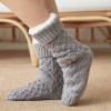 Women Slippers for Home Sock with Fur Warm Plush Bedroom Slippers Non