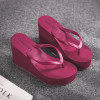 Summer Women EVA Thick High Heel Wedges Slippers Fashion 2021 Female Summer Women EVA Thick High Heel Wedges Slippers Fashion 2021 Female