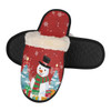 Christmas Snowman Female Slippers Fashion Style Warm Designer Round