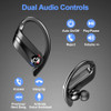 Sports TWS 5.1 Earphone Bluetooth Noise Cancelling Deep Bass Earhooks IPX7 Wireless Headphones LED Display Headsets 50H Playtime