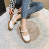 2023 spring new women's leather shoes Mary Jane loafers Korean style