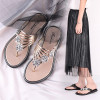 2023 Women's slippers Summer sandals New flat bottom clip on women's