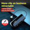 IPX7 Waterproof Noise Cancelling Wireless Bluetooth Headphone BT5.2 Talk 25 Hrs 170mAh Call Remind Vibration Retractable Headset