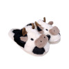 Cow Women Slippers Thick Soles Plush Cotton Slippers Shoes| |
