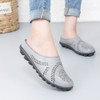 Women Flats Summer Genuine Leather Flat Slippers Round Toe Women Flats