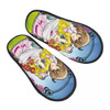 Custom Print Women Candy And Terence House Slippers Cozy Warm Anime