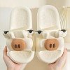 Spring Summer Girl EVA Soft Shoes Slippers Indoor Mute Bathroom Woman