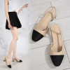 2023 Summer New Style Colored Back Empty Baotou Sandals Women's Head