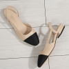 2023 Summer New Style Colored Back Empty Baotou Sandals Women's Head