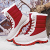 Winter Shoes Waterproof Boots Women Snow Boots Plush Warm Ankle Boots