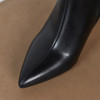 【jochebed Hu】genuine Leather High Heeled Ankle Boots Luxury Brand