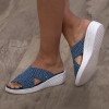 2021 New Women Wedge Slippers Womens Beach Sandals Summer Casual Shoes