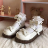 Retro Lolita Bowknot Heart Platform Mary Jane Shoes Women Gothic Ankle Retro Lolita Bowknot Heart Platform Mary Jane Shoes Women Gothic Ankle