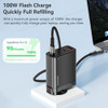 Toocki USB C GaN Charger PD Quick Charger 100W Fast Charging Charger For iPhone 14 13 12 11 Pro Max QC3.0 Type C Charger Adapter