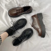 Oxford Shoes Platform | Women Oxford Lolita Shoes | Chunky Heel Oxford