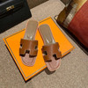 2023 Fashion Retro Women's Shoes Summer Flat Shoes Flip-flops Dress