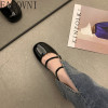 New Mary Jane Shoes Buckle Pumps Women Thick Heels Elegant Shallow New Mary Jane Shoes Buckle Pumps Women Thick Heels Elegant Shallow