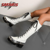 Fashion Thick Bottom High Heeled Platform Women Boots Stylish Designer