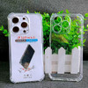 Clear Phone Case For iPhone 14 13 12 11Pro Max Mini X XS XR 8 Plus Lens Protection Cases 1.5MM 4-angle Airbag Anti-fall