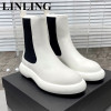 Brand Thick Bottom Chelsea Boots 2023 Fashion Genuine Leather Platform