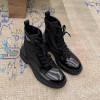 Fashion Design Metal Decoration Platform Boots Women 2023 Chunky Heel