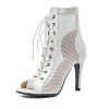 New Women's Sandals 2021 High Quality Air Mesh Sexy High Heels Open