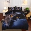 3D printed sleep aid wolf print bedding set 4 pieces ready to ship