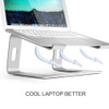 Ergonomic aluminum desk notebook holder detachable laptop stand