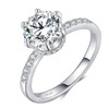 Qings Butterfly Ring 925 Sterling Silver Open White CZ Ring With Cheap Price