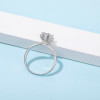 1.0ct halo ring 925 sterling silver ring Jewelry Moissanite Diamond women 1.0ct halo ring 925 sterling silver ring Jewelry Moissanite Diamond women
