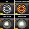 headlamp with sequential turn signal 2018-UP headlights For  Suzuki Jimny