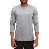 2020 New Plain Long Sleeve Sports Fitnes Workout Clothing Men