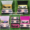 eyelash vendor customized boxes pink glitter eyelash 25mm eyelashes