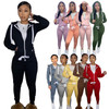 2023 Fall Winter Fleece 2 Piece Women Tracksuit Jogging thick two piece tracksuit sweatpants and hoodie Women Clothes set